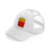 french fries-white-trucker-hat