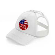 Ultra Maga white Trucker Hat