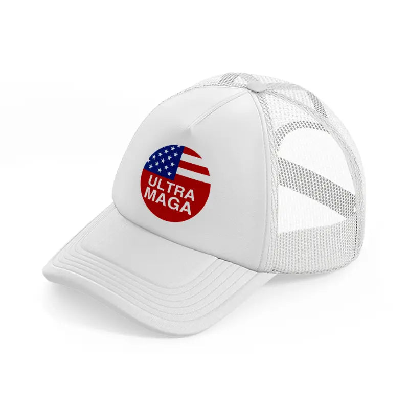 Ultra Maga white Trucker Hat