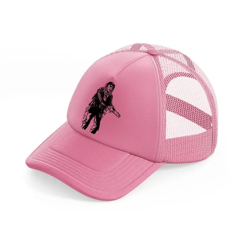 zombie-pink-trucker-hat