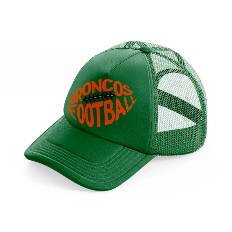 broncos football-green-trucker-hat