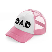 dad-pink-and-white-trucker-hat