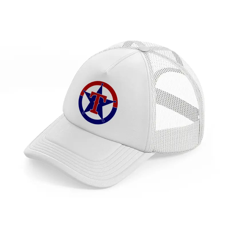 texas rangers star white trucker hat