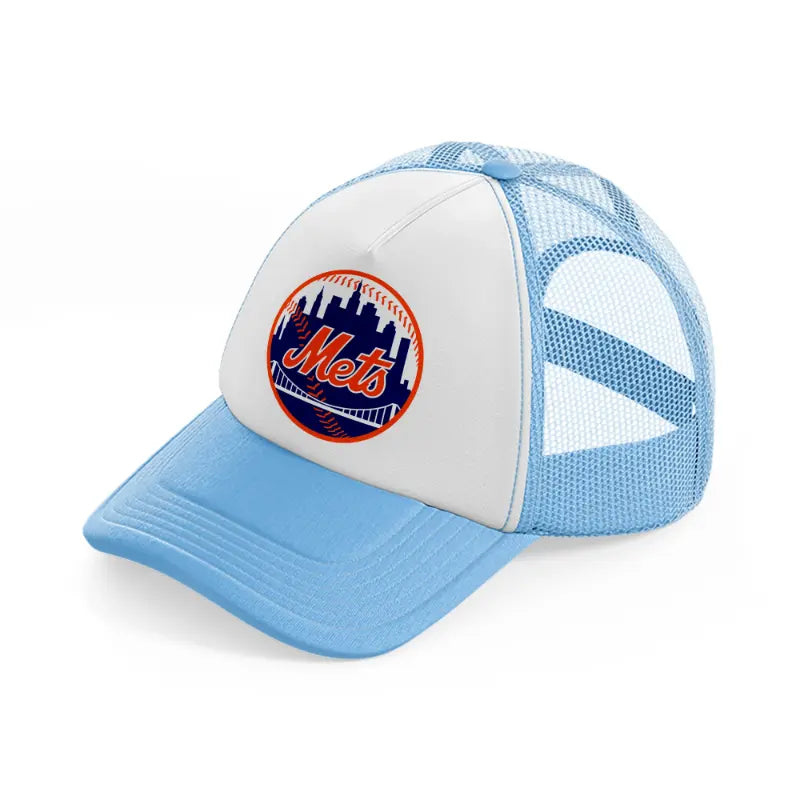 new york mets badge-sky-blue-trucker-hat