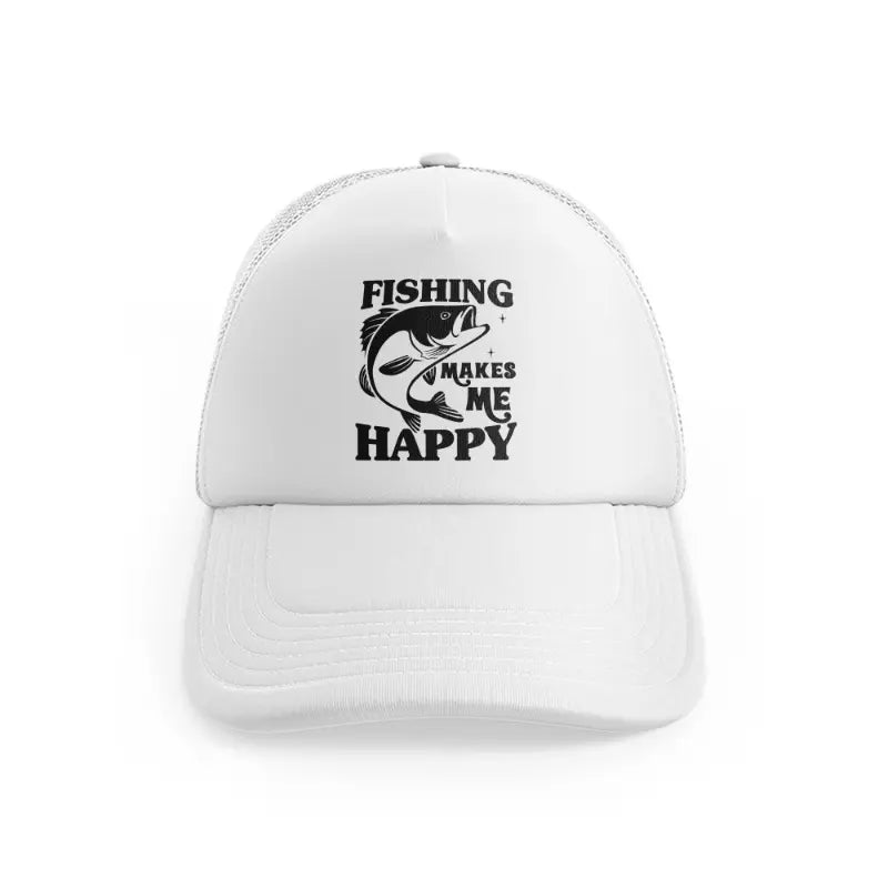 Fishing Makes Me Happywhitefront-view