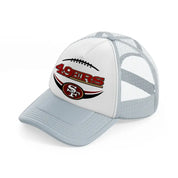 49ers sf-grey-trucker-hat