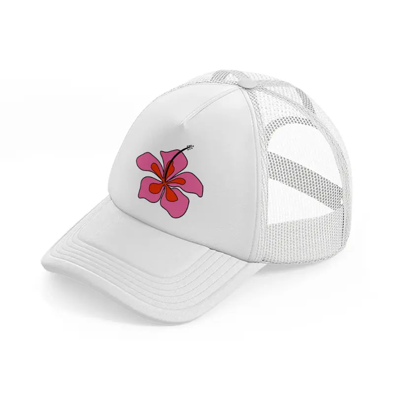 retro elements 19 white trucker hat