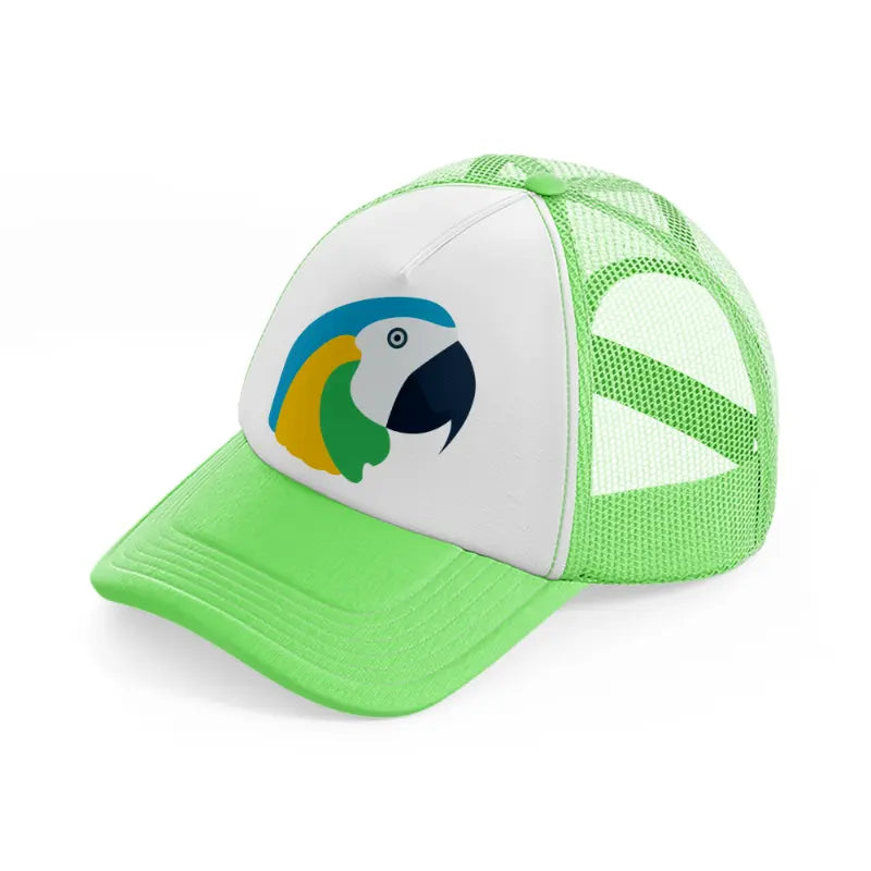parrot (1)-lime-green-trucker-hat