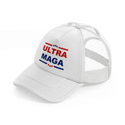 Ultra Maga Dual Tone white Trucker Hat