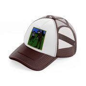 golfers color-brown-trucker-hat