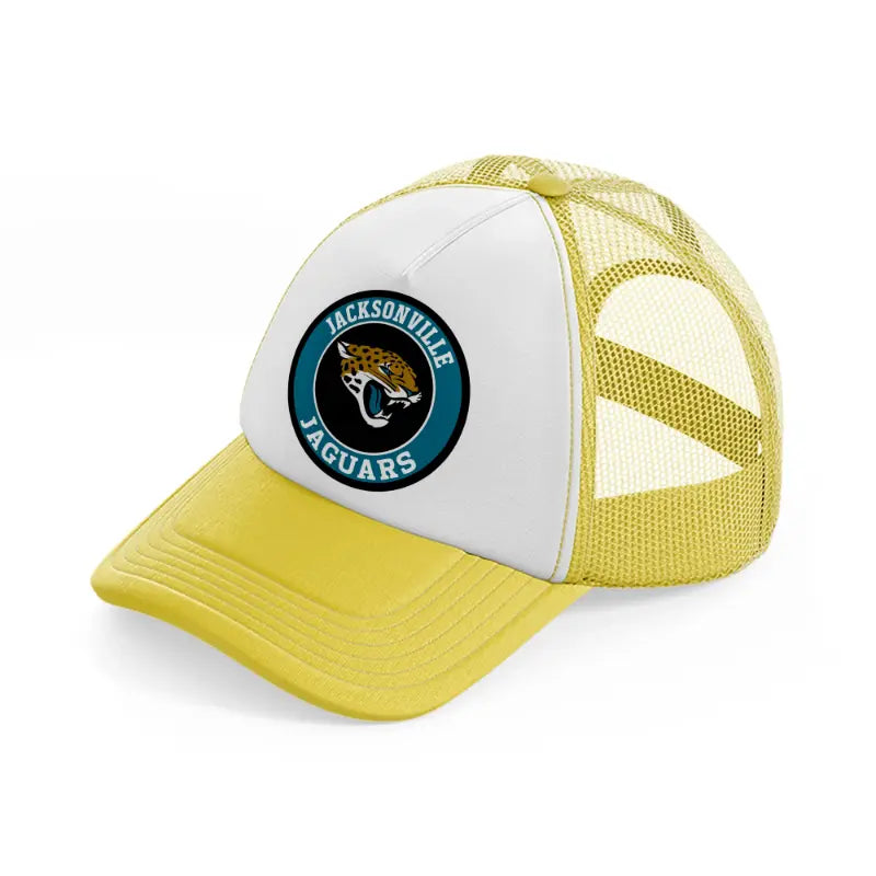 jacksonville jaguars-yellow-trucker-hat