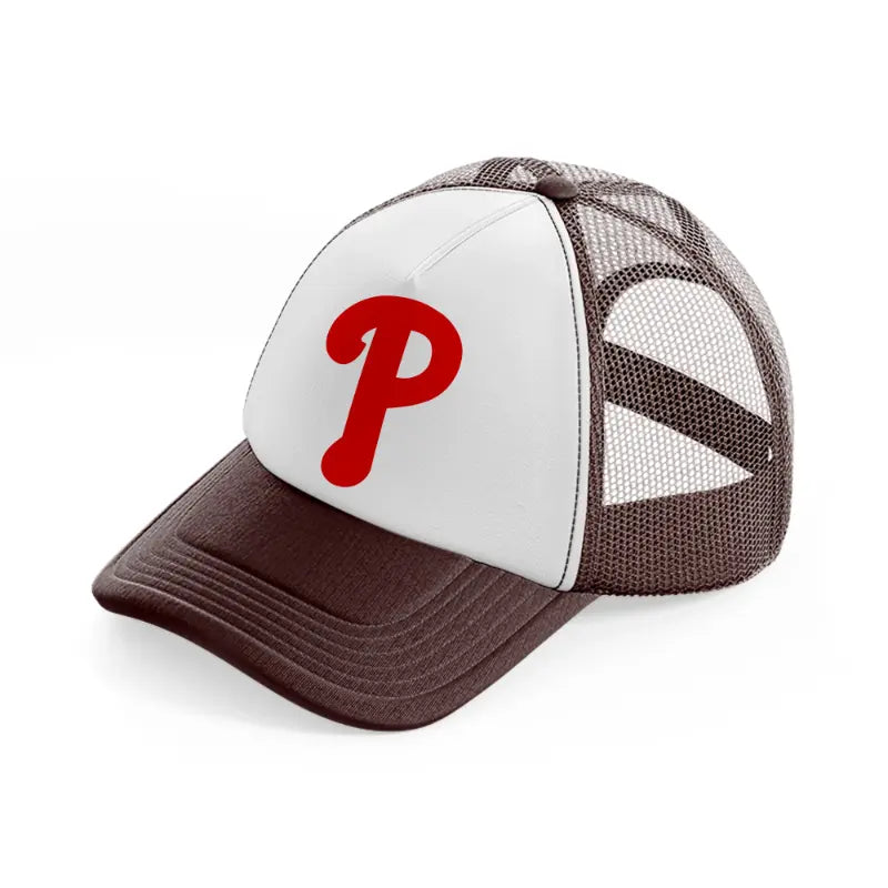philadelphia phillies emblem-brown-trucker-hat