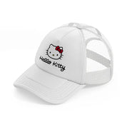 hello kitty-white-trucker-hat