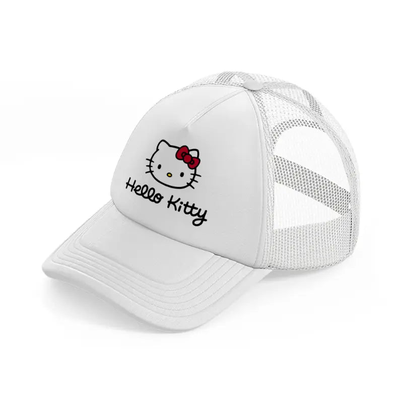 hello kitty white trucker hat