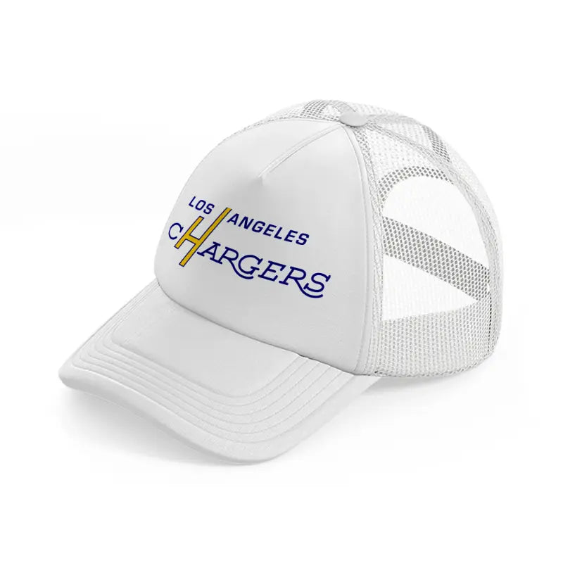 los angeles chargers vintage-white-trucker-hat