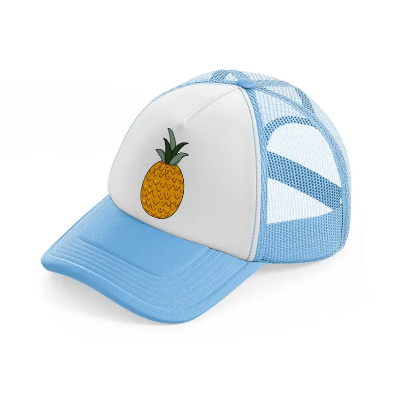 retro elements-44-sky-blue-trucker-hat