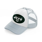 new york jets supporter-grey-trucker-hat