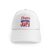 happy fourth of july-01-white-trucker-hat