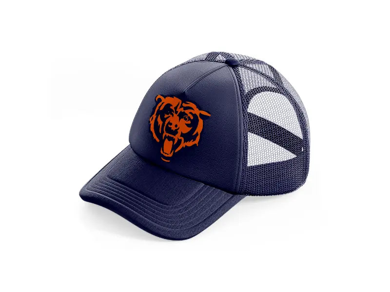 chicago bears emblem-navy-blue-trucker-hat
