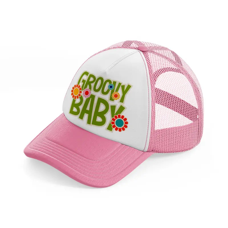 groovy-love-sentiments-gs-10-pink-and-white-trucker-hat
