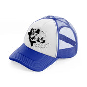 fishing a fish-blue-and-white-trucker-hat
