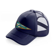 miami dolphins flag-navy-blue-trucker-hat