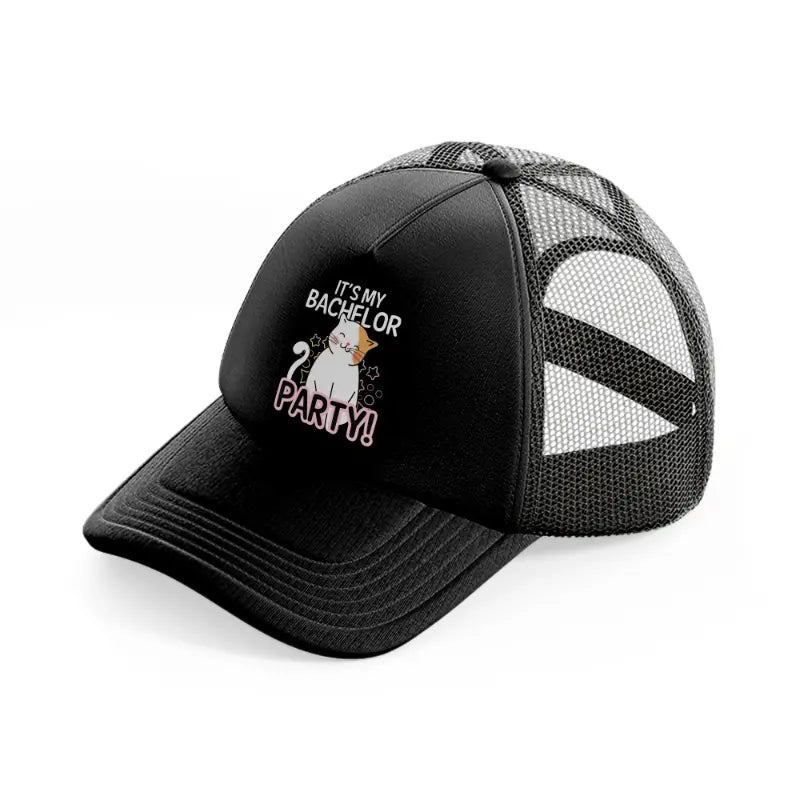 all step dad tee shirt-04-black-trucker-hat