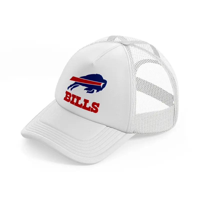 buffalo bills-white-trucker-hat