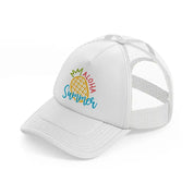 aloha summer-white-trucker-hat