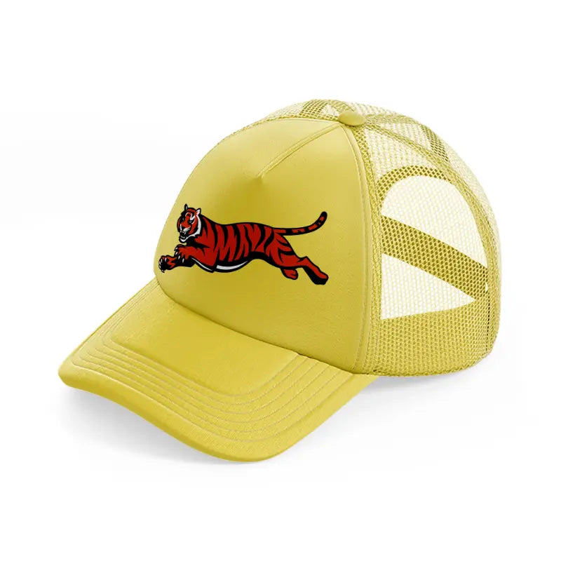 bengals logo-gold-trucker-hat