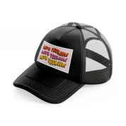 love quotes 06 black trucker hat