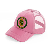 green bay packers badge-pink-trucker-hat