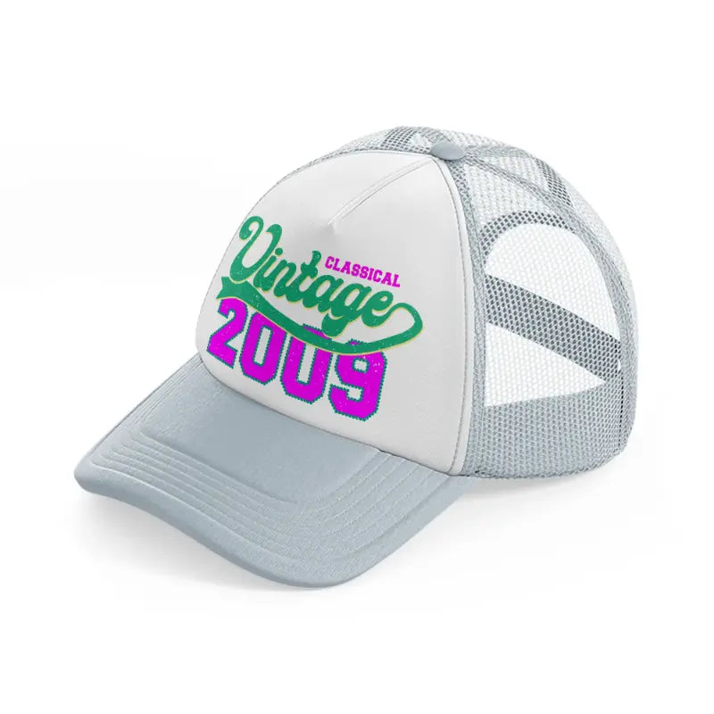 classical vintage 2009-grey-trucker-hat