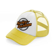 harley-davidson retro-yellow-trucker-hat