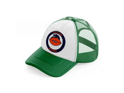 chicago bears circle-green-and-white-trucker-hat
