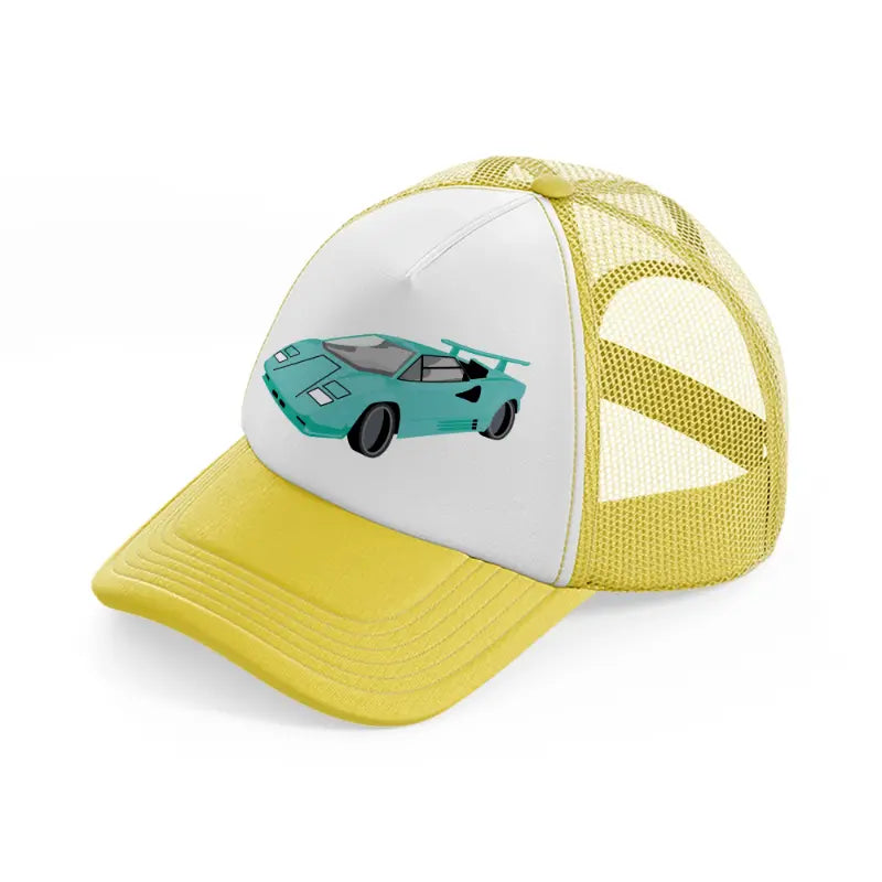 80s megabundle 45 yellow trucker hat