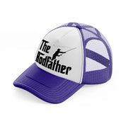the rodfather-purple-trucker-hat