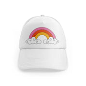 retro elements-70-white-trucker-hat