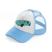 80s megabundle 45 sky blue trucker hat