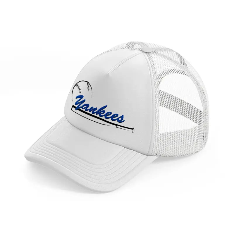 newyork yankees classic-white-trucker-hat