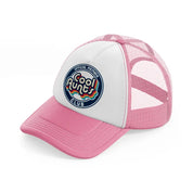 cool aunts club pink and white trucker hat