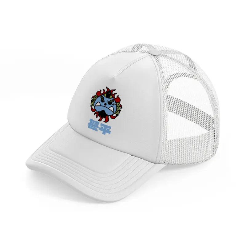 jinbei logo white trucker hat