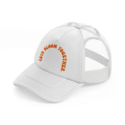 retro elements 111 white trucker hat