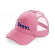 newyork yankees classic-pink-trucker-hat
