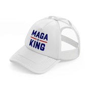 Maga King white Trucker Hat