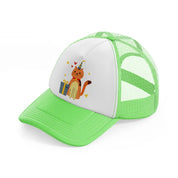 003 birthday lime green trucker hat