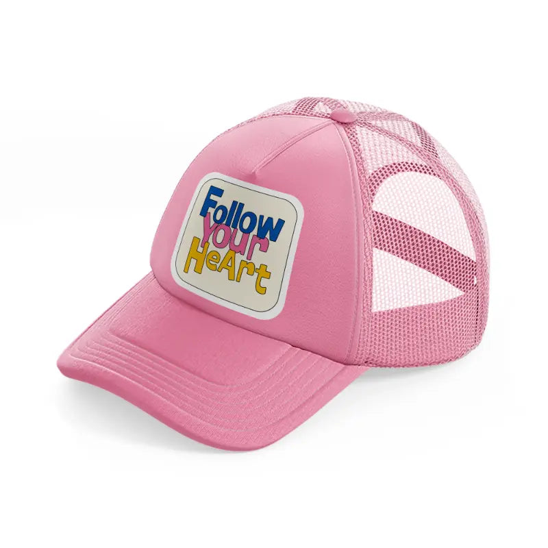 love quotes 01 pink trucker hat