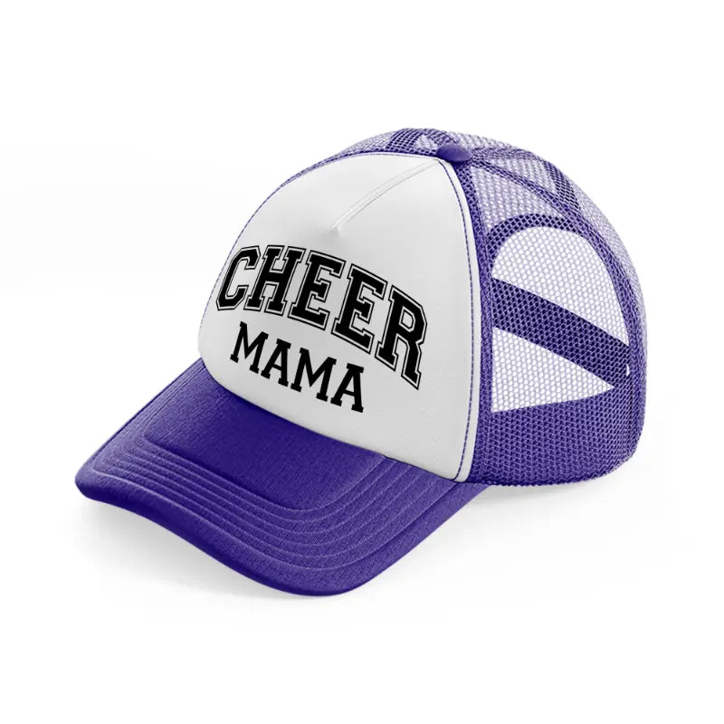 cheer mama-purple-trucker-hat