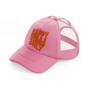 retro elements 99 pink trucker hat