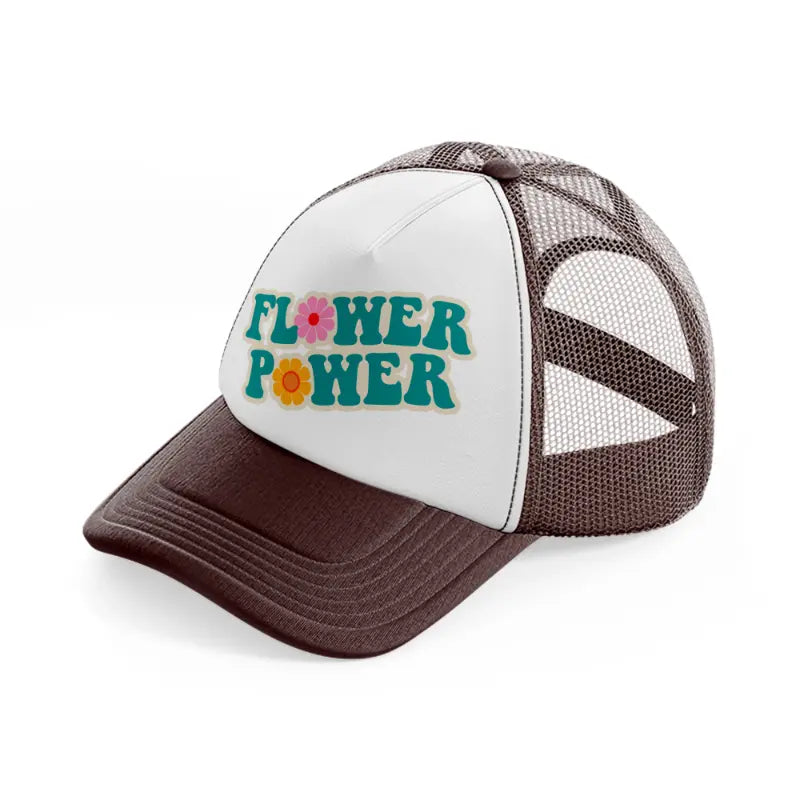 groovy-love-sentiments-gs-14-brown-trucker-hat